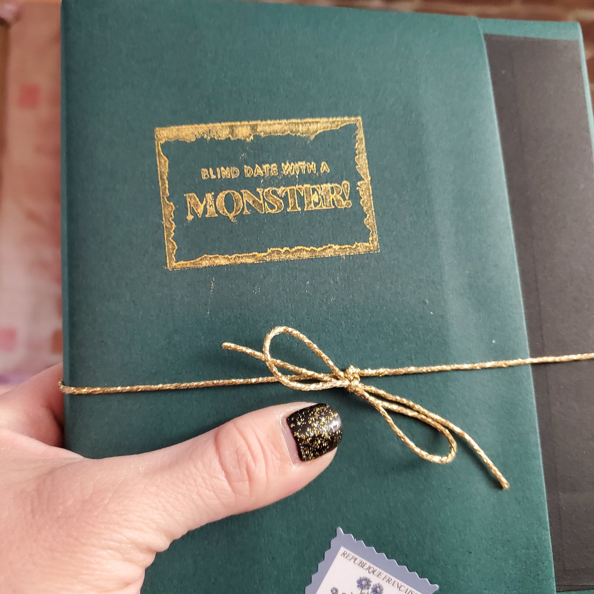 Signed Blind Date with a Monster Book (Paperback)