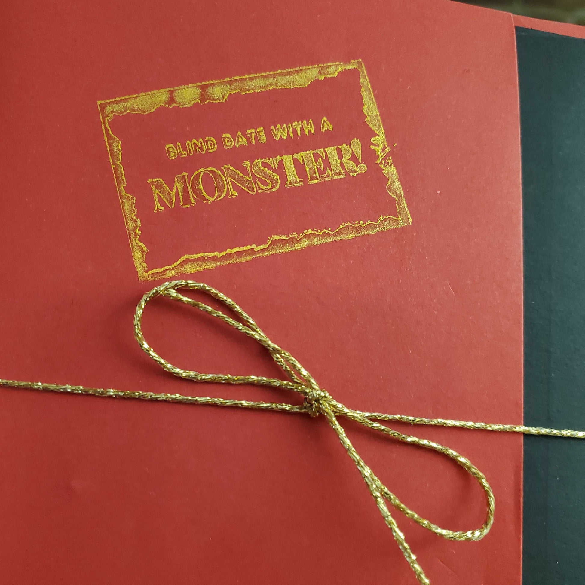 Signed Blind Date with a Monster Book (Paperback)