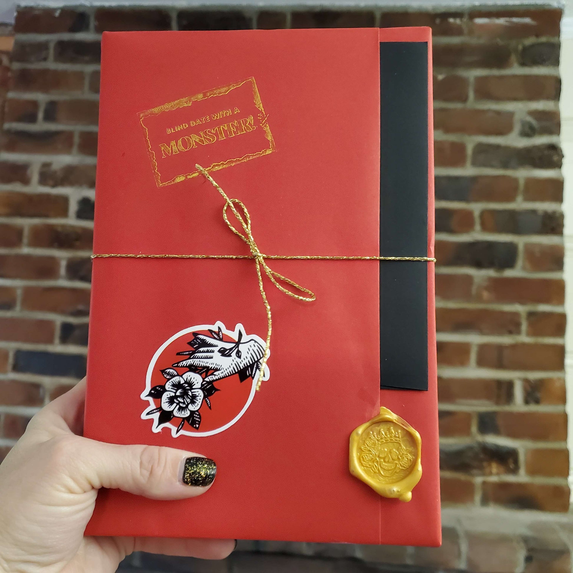 Signed Blind Date with a Monster Book (Paperback)