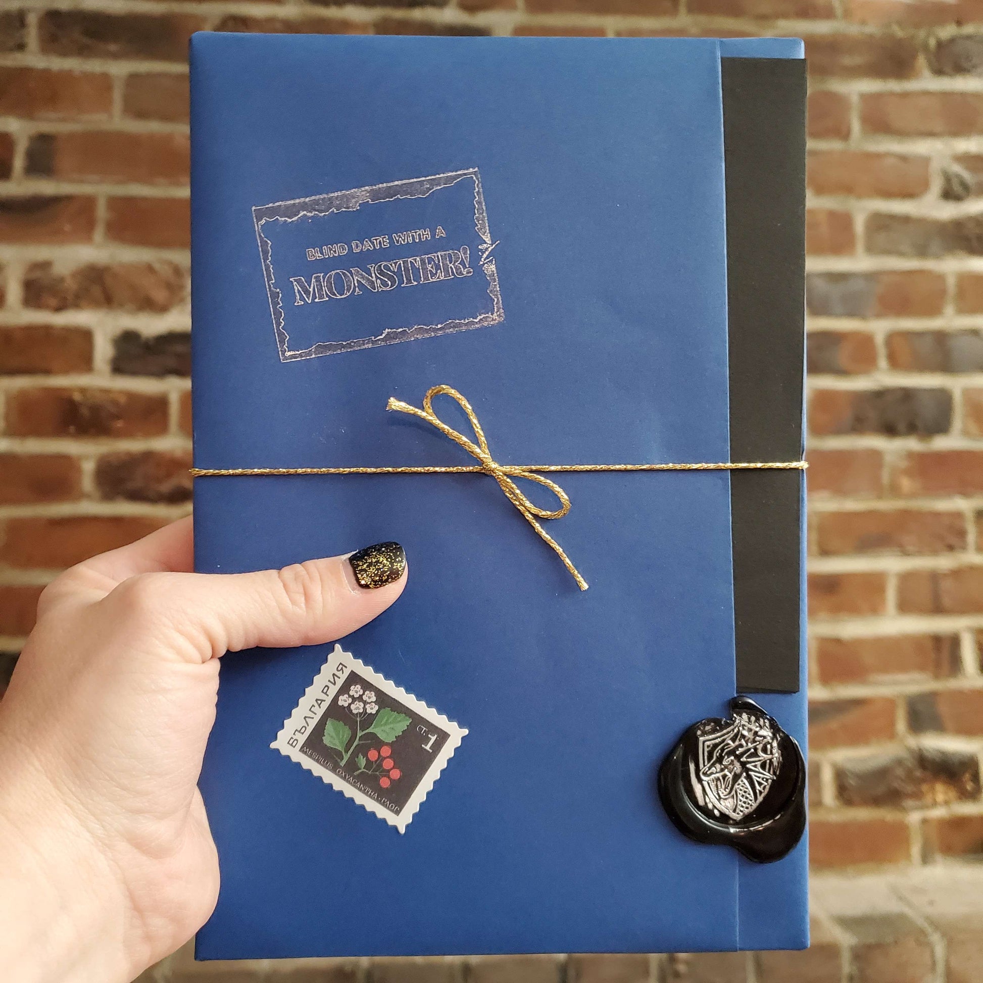 Signed Blind Date with a Monster Book (Paperback)